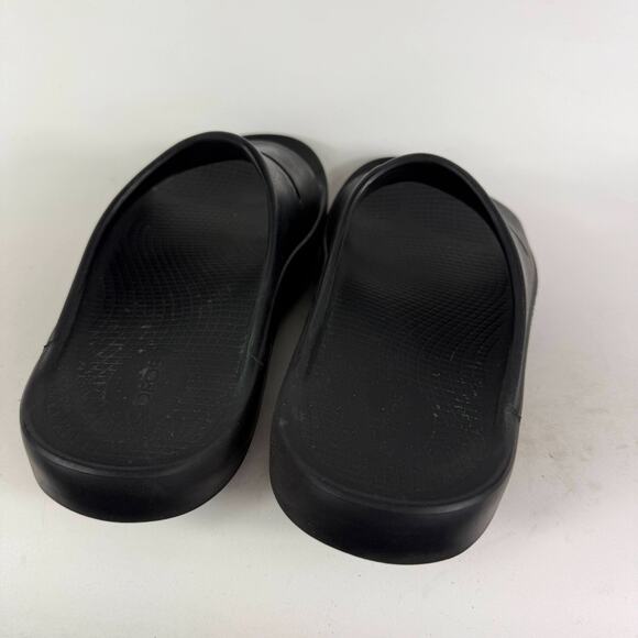 OOFOS OOahh Slide Sandals Women's 10 Black Slip-On Open Toe Outdoor Casual - Picture 7 of 9
